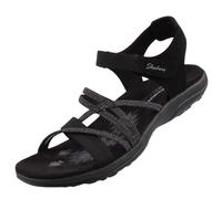 Sandale SKECHERS "REGGAE SLIM-" Gr. 41, schwarz Damen Schuhe Sandalen Sommerschuh, Sandalette, Klettschuh, mit Memory Foam (98701856-41)