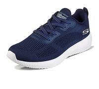 Skechers Squad Herren,Männer Sneaker,Schnürschuhe,Schnürer,Halbschuhe,Straßenschuhe,Freizeitschuhe,Wechselfußbett,Blau,47.5 EU / 12 UK