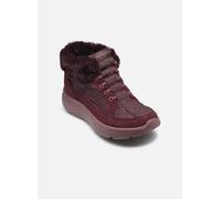 Skechers Damen Stiefelette On-The-Go Encore Elisa, Burgunderrotes Textil, Größe 37