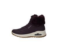 Skechers Schnürstiefelette Uno Rugged Fall Air Damen Lederimitat/Textil Weinrot Gr. 37