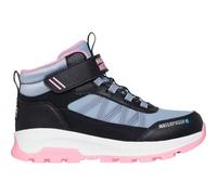 Klettstiefel SKECHERS "STORM BLAZER", Kinder, Gr. 29, schwarz (schwarz, rosa), Lederimitat, Synthetik, casual, Schuhe, Winterboots, wasserabweisend, Größenschablone zum Download (61969027-29) schwarz,