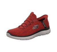 Skechers - Straßenslipper Profils rot - Gr. - 42