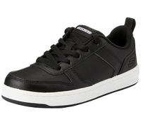 Skechers Sneaker Street Boys Company, schwarz Synthetik/weiße Details, Größe 39 EU