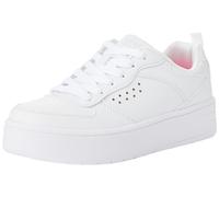 Skechers Street Girls, Sneaker, White Synthetic/White Trim,