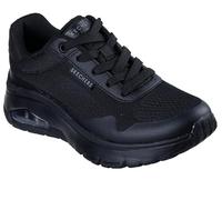 Skechers Street Los Angeles 177794 Uno Flex Spring Black Sportschuhe für Damen aus Stoff, Schwarz , 39 EU