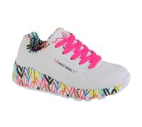 Skechers Sneaker Uno Lite Lovely Luv Mädchen Weiß Synthetik Pink Gr. 28 EU