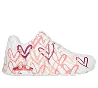 Skechers UNO Spread The Love Damen-Sneaker, Weiß Wcrl, 40.5 EU