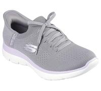 Skechers Sumits Damen-Sneaker, Grau/Lavendel, 40 EU