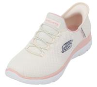 Skechers Sumits Damenschuhe, Naturrosa/Weiß, 37 EU