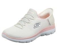 Skechers Sumits Damenschuhe, Naturrosa/Weiß, 38.5 EU
