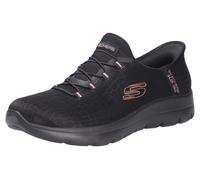 Skechers Slipper SUMMITS-CLASSY NIGHT Damen Schwarz Mesh Roségold EU 38