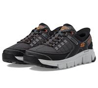 Skechers Summits at Hands Free Slip-In Sneaker für Herren, Grau/Orange, 47.5 EU Weit