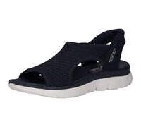 Skechers Damen Summits Sandal Sweetly Evolved Turnschuhe, Navy Knit, 37 EU