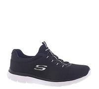 Skechers Summits Top Player Damen Sneaker, Schwarz Weiß, 37 EU Weit