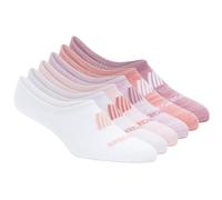 Skechers Super Soft No Show Liner Socken - 6 Pack in Rosa, Größe Medium