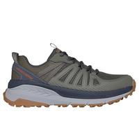 Skechers Switch Back Venture Seeker Herren-Sneaker, Graues Synthetik-Textil-Besatz, 42.5 EU