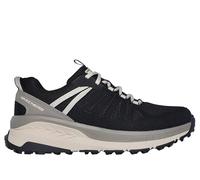 Skechers Switch Back Venture Seeker Herren-Sneaker, Schwarzes Synthetik-Textilbesatz, 43 EU