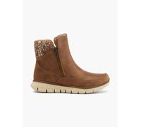 Skechers Synergy Lovely Collab Winterboots Braun, Damen, Größe: 38, Material: PU/Textil