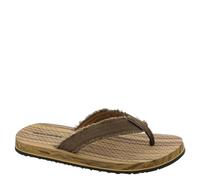 Skechers Zehensandalen Tantric Fritz – braunes Segeltuch – Herren Größe 44