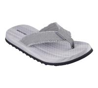 Skechers Tantric-Sandalen für Herren, Graues Segeltuch, 48.5 EU