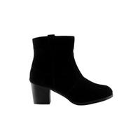 Skechers Taxi - Western Way Damen Stiefelette aus echtem Leder 37 EU Western-Stil Hoher Schaft Polsterung Memory Foam/Schwarz
