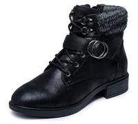 Skechers Tenley Dreaming of Fall Damen-Stiefel, Schwarz, 41 EU