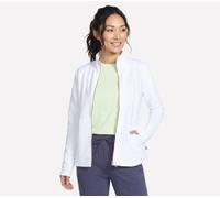 Skechers The GO WALK Shine Jacke in Weiss, Größe Groß