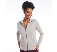 Skechers The Hoodless Hoodie Gowalk Shine Jacket JA78-NTTN, Women Sweatshirts, Beige, S EU