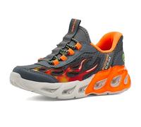 Skechers Thermo-Flash 2.0-Heat-Brisk Sneaker für Jungen, Anthrazit/Orange-Gelb, 1.5 Little Kid