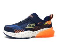 Skechers Jungen Thermoflux 2.0 Kodron sneakers, Navy Blue Textile Orange Lime Trim, 31 EU