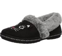 Skechers Damen Hausschuhe Too Cozy – Meow Pajamas Schwarz Gr. 36 EU