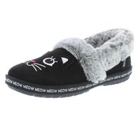 Skechers Too Cozy-Pooch Parade Slipper für Damen, Midnight Black/Core Black-Black, 6