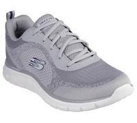 Skechers Track Glendor-Sneaker für Herren, Graues Strick-PU, 44 EU