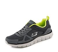 Skechers Track, Herren Laufschuhe, Grau (Charcoal/Lime), 39 EU
