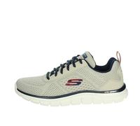 Skechers Track Leshur Herren-Sneaker, Taupe/Marineblau, 42.5 EU