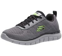 Skechers Track-Moulton 232081-LGBK, Mens Sneakers,Sports Shoes, Grey, 44 EU