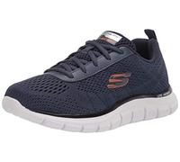 Skechers Track Moulton Oxford für Herren, Marineblau/Orange, 7 Wide