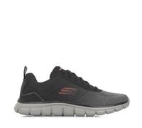 Skechers Track-Ripkent Herren Turnschuhe, Black Mesh Charcoal Trim, 46 EU