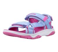 Sandale SKECHERS "TREAD SEEKER", Mädchen, Gr. 28, violett, Textil, Mesh, kontrastfarbene Details, Schuhe Sandale, Sommerschuh mit Klettverschluss, Größenschablone zum Download (13161251-28) violett