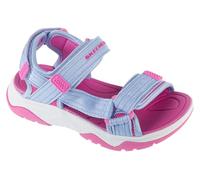 Sandale SKECHERS "TREAD SEEKER", Mädchen, Gr. 37, violett, Textil, Mesh, kontrastfarbene Details, Schuhe Sandale, Sommerschuh mit Klettverschluss, Größenschablone zum Download (13161251-37) violett