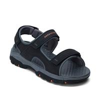 Skechers Tresmen Garo-Sandalen für Herren, Schwarz, 45.5 EU Ancho