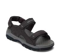 Skechers Tresmen-Garo Wassersandalen mit offenem Zehenbereich für Herren, Schwarz, 42 EU Ancho