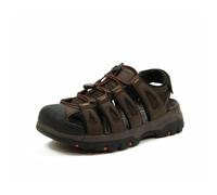 Skechers Tresmen Outseen Herren-Sandalen, braun, 39 EU