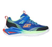 Sneaker SKECHERS "TRI-NAMICS 2.0", Kinder, Gr. 36, bunt (blau, multifarben), Textil, Lederimitat, kontrastfarbene Details, sportlich, Schuhe, Klettschuh mit Gummizug, Größenschablone zum Download (873