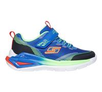 Sneaker SKECHERS "TRI-NAMICS 2.0", Kinder, Gr. 27, bunt (blau, multifarben), Textil, Lederimitat, kontrastfarbene Details, sportlich, Schuhe, Klettschuh mit Gummizug, Größenschablone zum Download (873