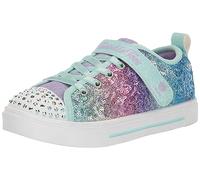 Skechers TWI-Lites 2.0-Enchanted Uni Sneaker für Mädchen, Hellblau/mehrfarbig, 13.5 Little Kid