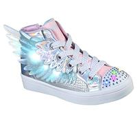 Skechers TWI-Lites 2.0-Unicorn Wings Plimsolls,Sports Shoes, Silver, 35 EU