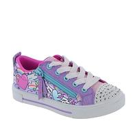 Skechers Twinkle Sparks Flying Hearts Sneaker, Lavendel, 35 EU