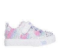 Skechers Twinkle Toes: Heart Steps - Heart Sketch Sneaker in Weiss, Größe 25