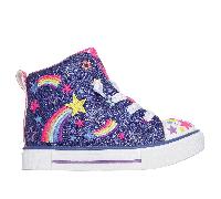 Skechers Twinkle Toes: Twinkle Sparks - Starry Burst Shoes in Blau, Größe 26